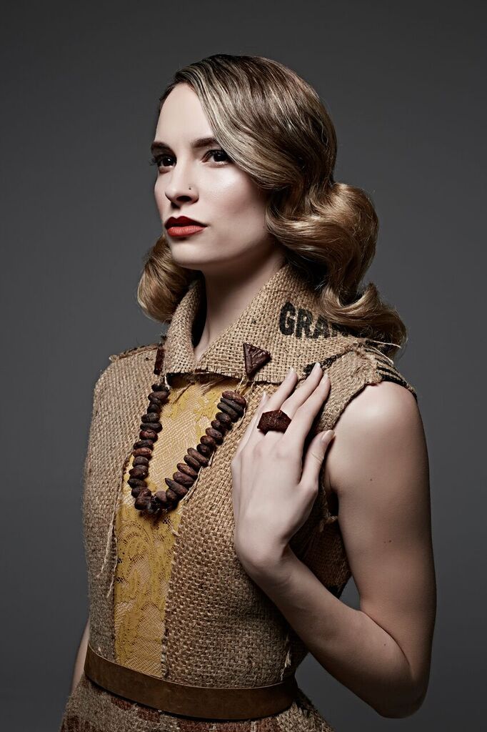 Styling: Michelle Lesniak Photographer: Kevin Focht Chocolate: Woodblock Chocolate Jewelry: Sticks & Stones PDX Hair: Sarah Adams