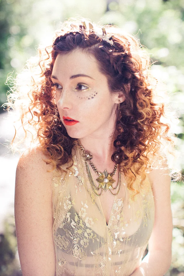 Crystal crown made by me Photographer: Myles Katherine Photography