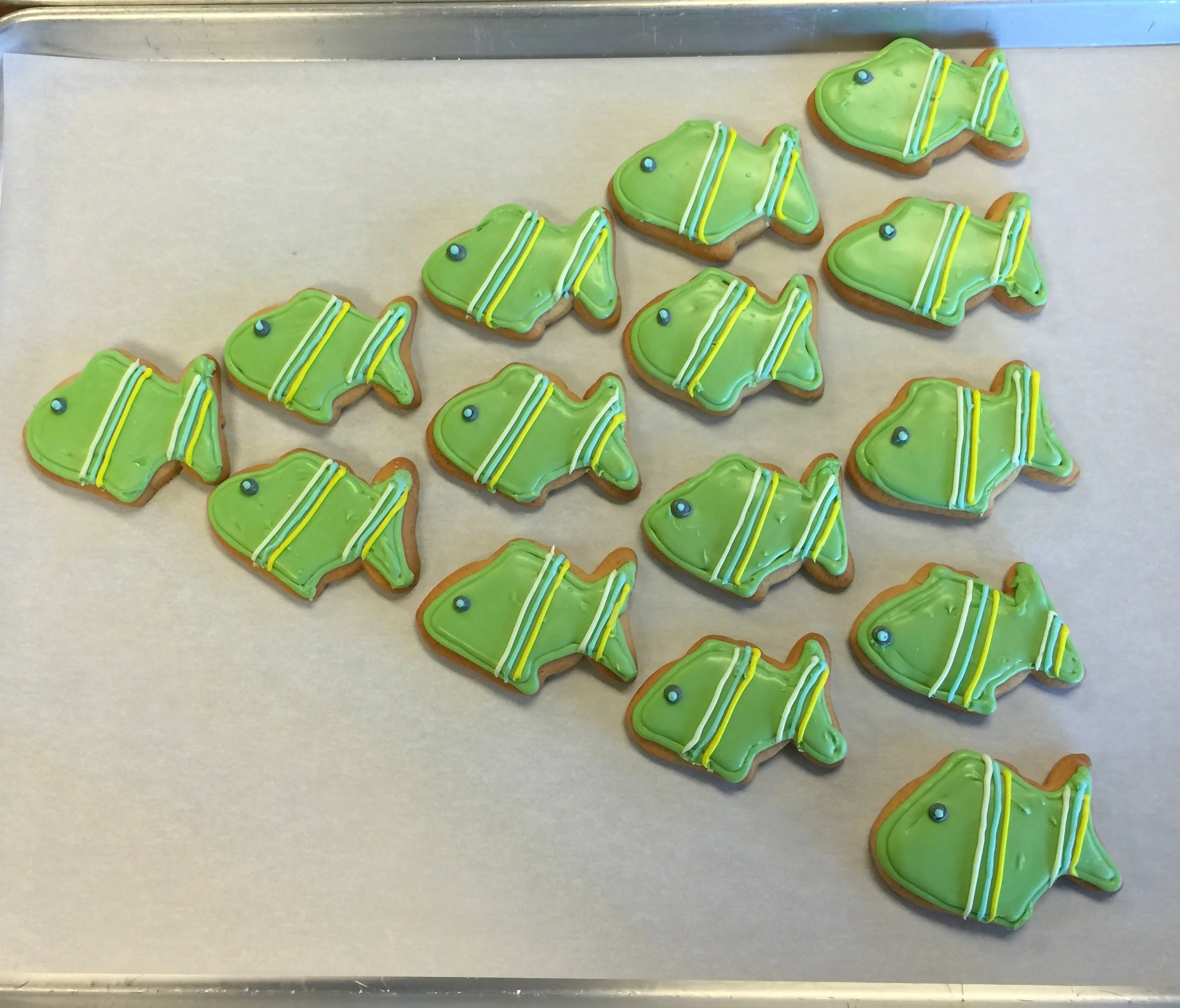 School of Fish Cookies