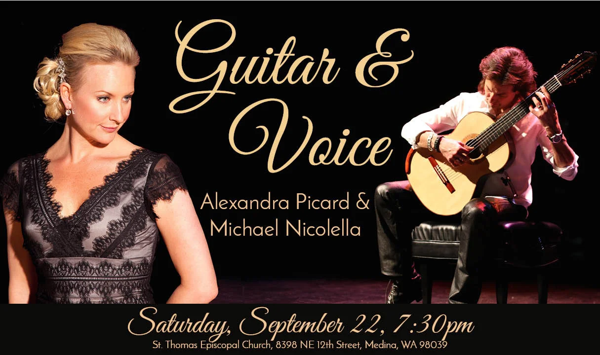 Guitar and Voice, an evening with Alexandra Picard and Michael Nicolella