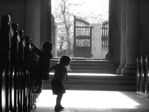 Why I Hide Behind My Kids At Church