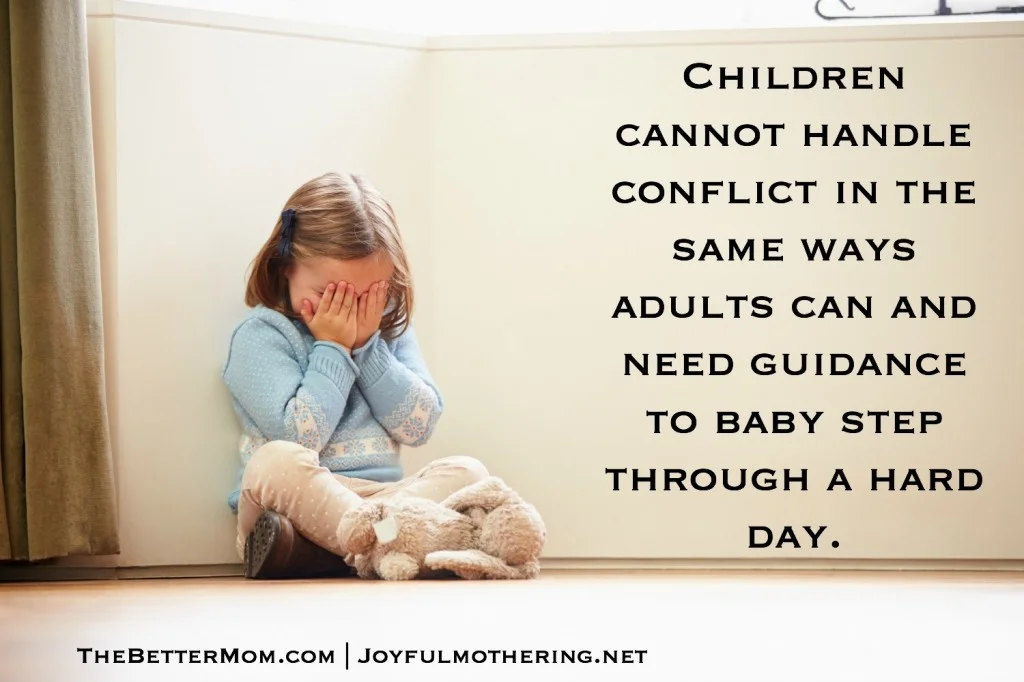 Children Need Guidance Handling Conflict