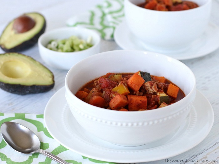 whether you're avoiding "the Magical Fruit" or not, This slow cooker Sweet Potato Chili is certain to become a new family favorite!