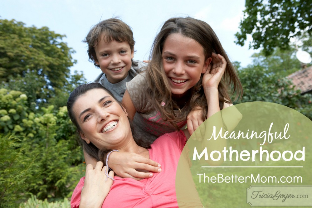 Meaningful Motherhood — The Better Mom