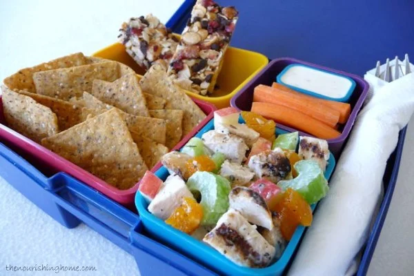 This easy-to-make Apricot-Apple Chicken Salad is a delicious example of simple, healthy recipes that the whole family will be excited to see in their lunch boxes. 