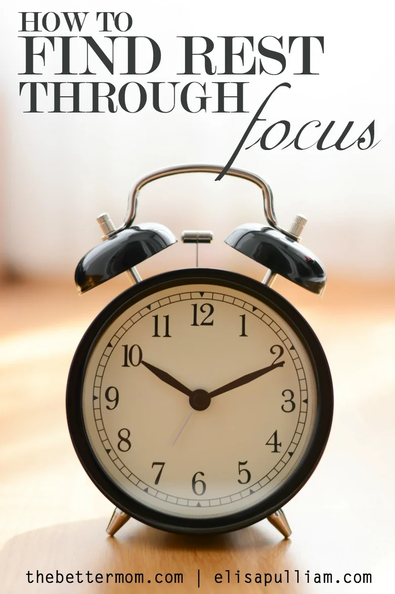 How to Find Rest through FOCUS