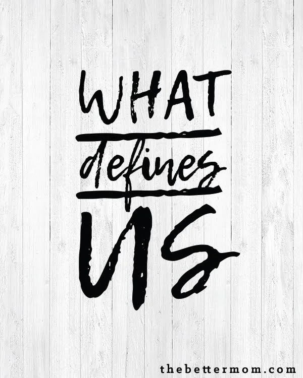 What Defines Us