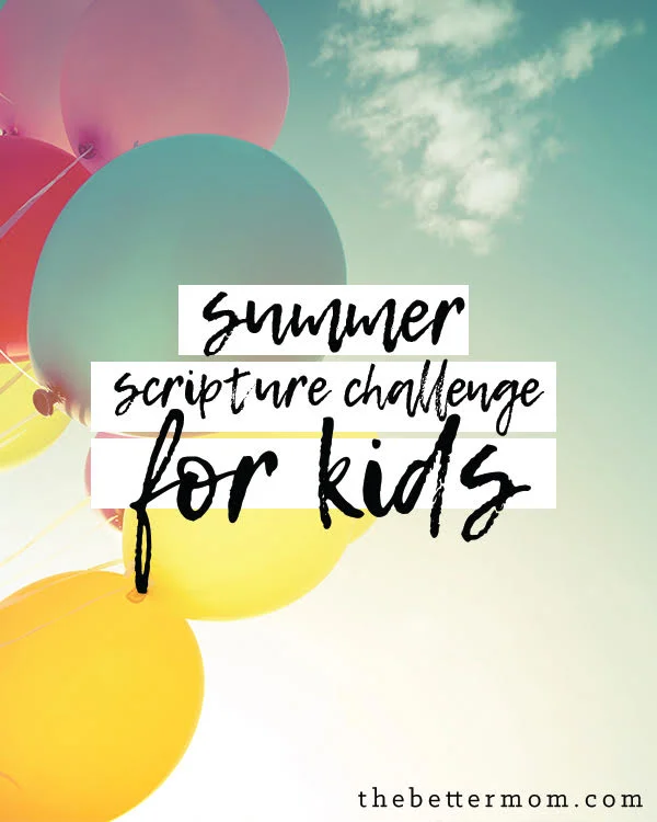 Summer Scripture Challenge for Kids