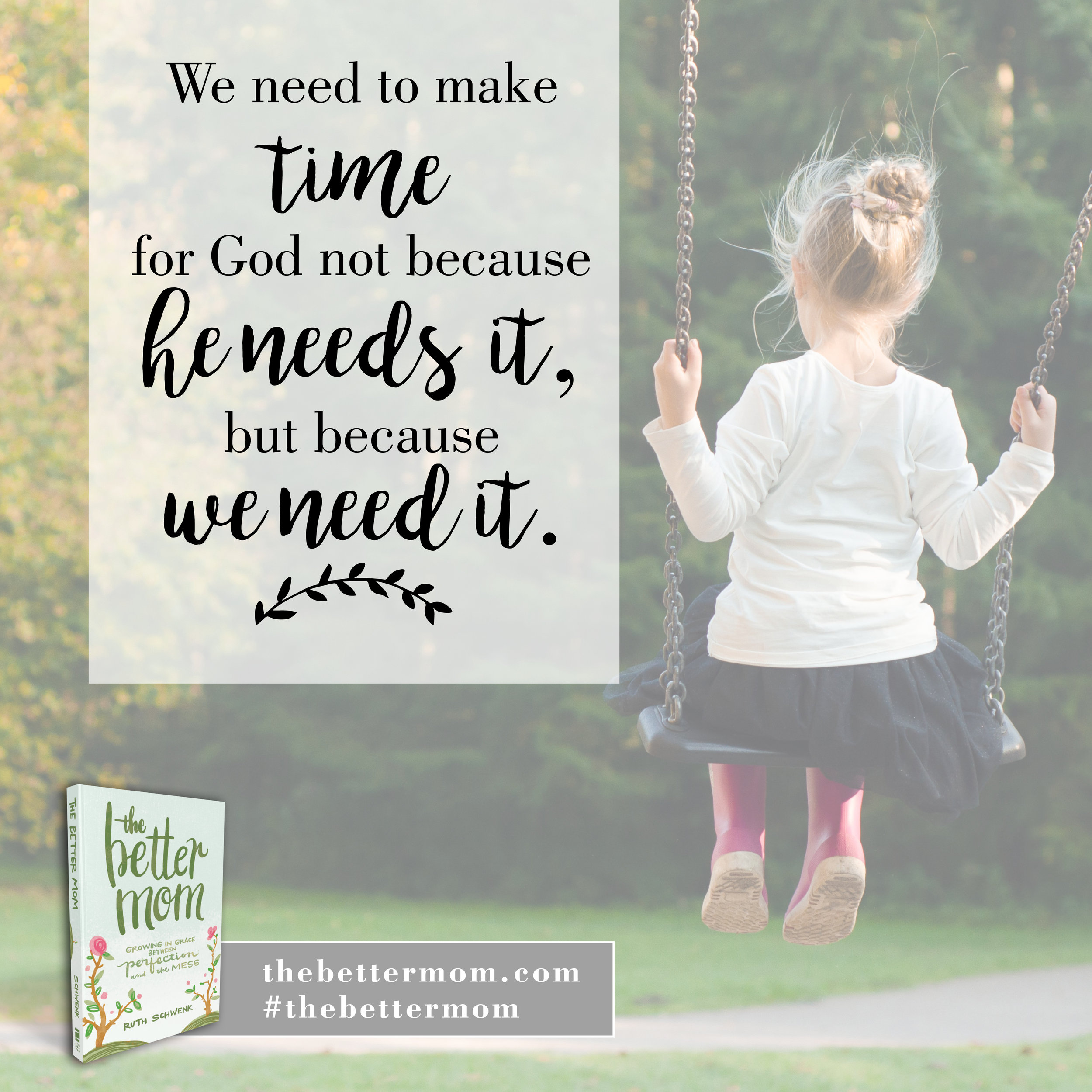  Moms, what our hearts need most is time carved out for God. He is shaping us through our experiences and we need time to hear from him and talk to him about who we are becoming. Join me and thousands of other moms today, as we learn to grow in grace