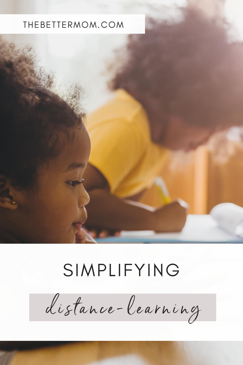 Simplifying distance-learning