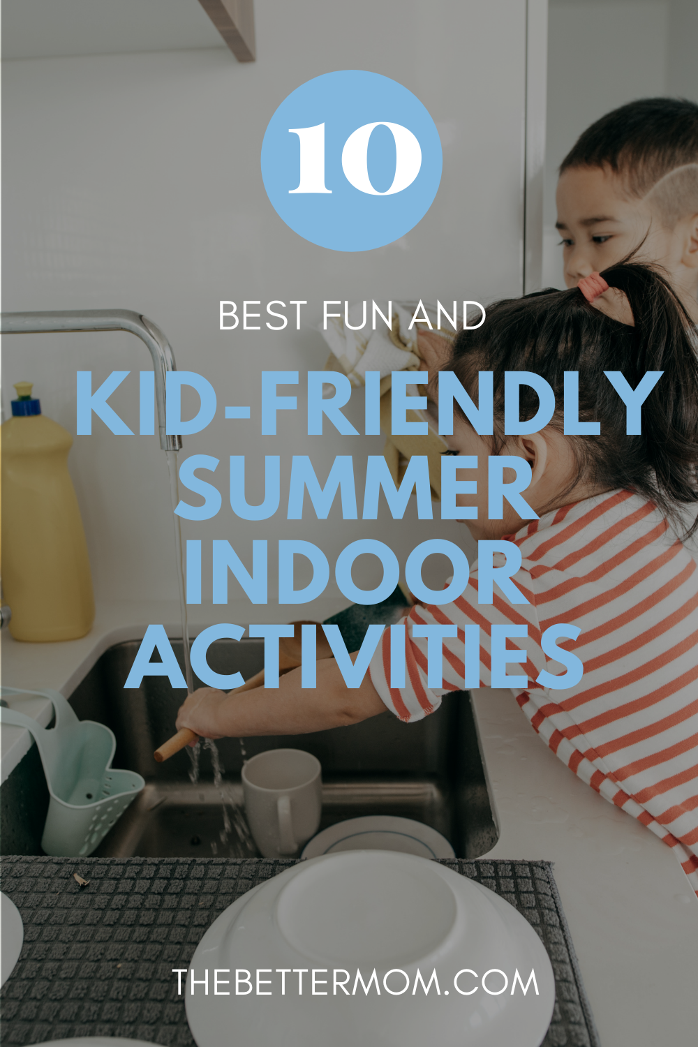 When it comes to busting kids’ boredom, lists have saved me more than once. And although outdoor activities are wonderful, it’s nice to have a list of items to pull out on rainy, gloomy, or just-too-hot days. Here’s a list of 10 kid-friendly activities to do indoors!