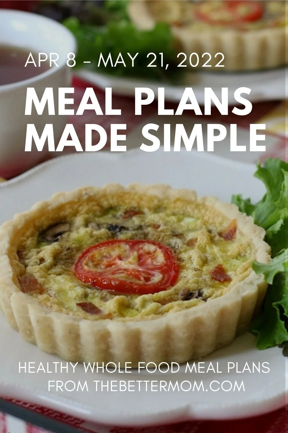 Bi-Weekly Whole Food Meal Plan for May 8-21