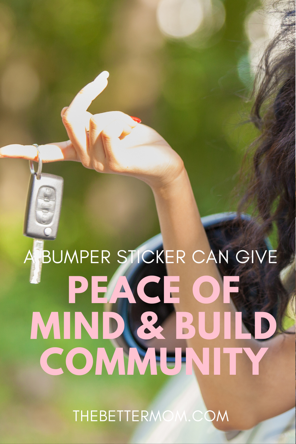 A Bumper Sticker can Give Peace of Mind and Build Community {an innovative approach to protecting your teen driver}
