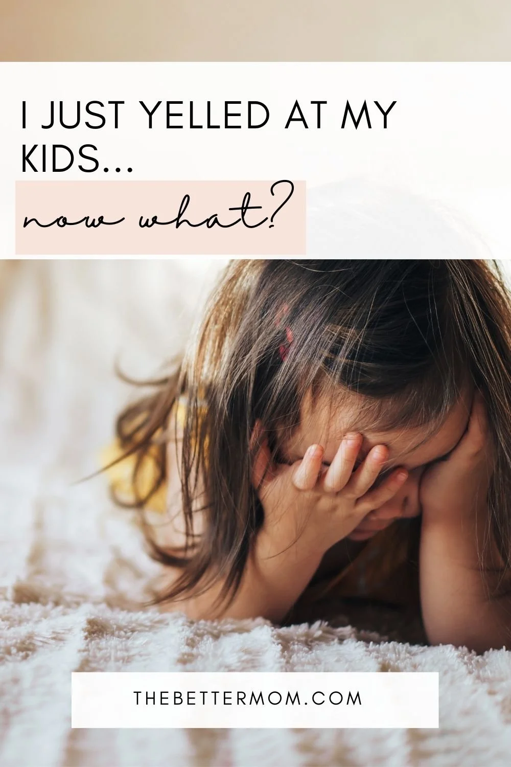 What do you do when you’ve yelled at your kids? How can you smother the fire of hurt feelings and shame? We don’t need to allow shame to take the front seat of our minds.