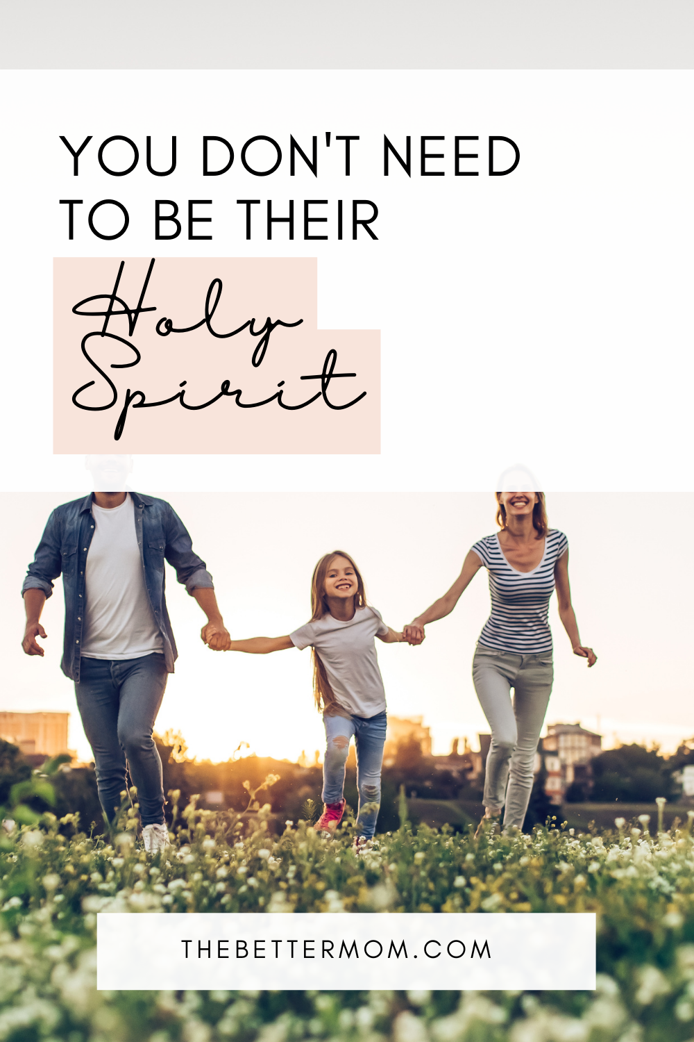 You Don't Need to Be Their Holy Spirit