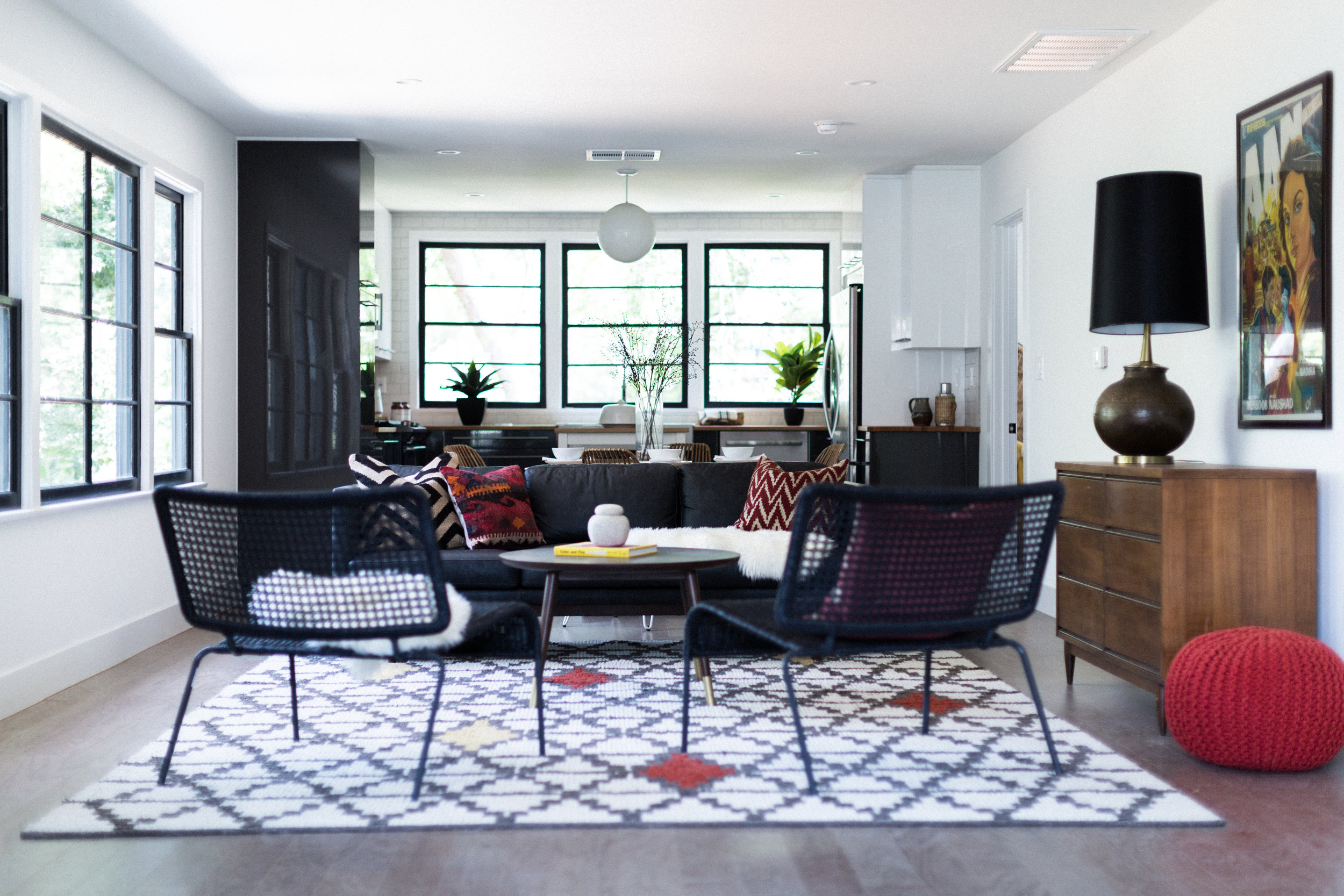 Color And Contrast Take Center Stage In A Pasadena Modern