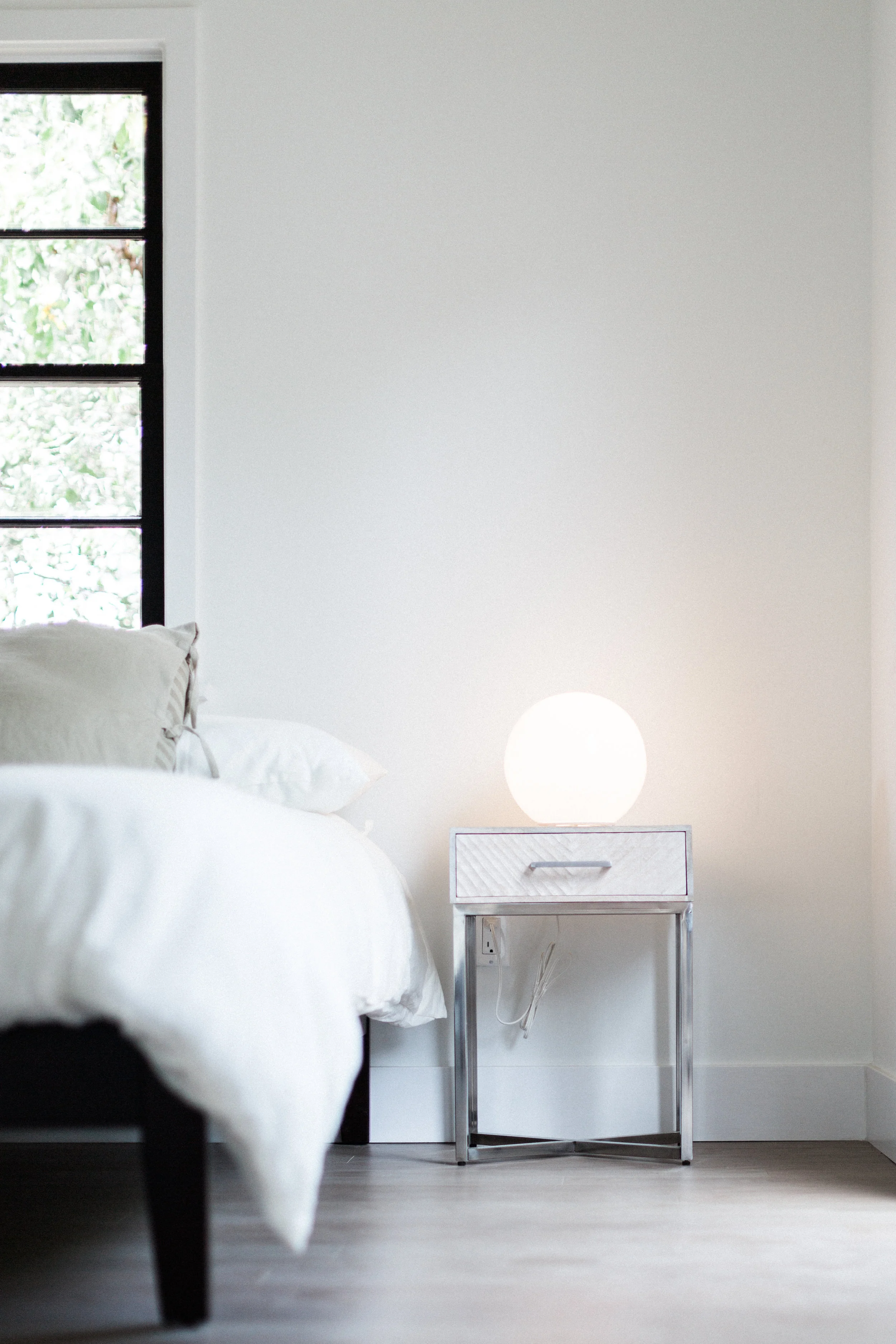 IKEA's simple globe lamps create a soft and glowy light. Almost childlike in its appeal, and something you never outgrow.