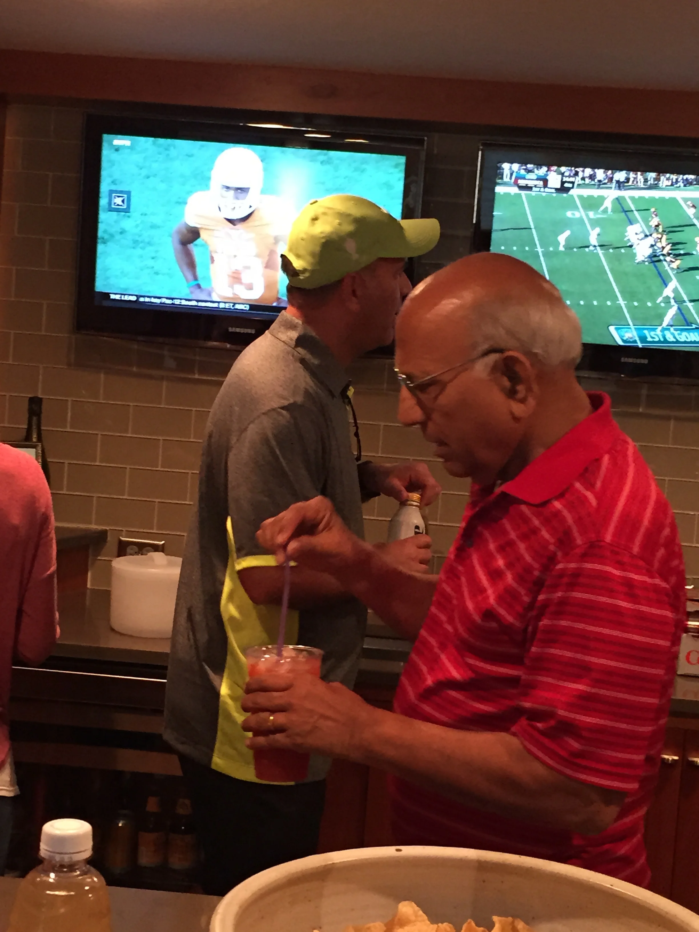  Devo Cup 2015 - Bapa mixing a little something.&nbsp; This was before his good friend Jack Daniels came to visit. 