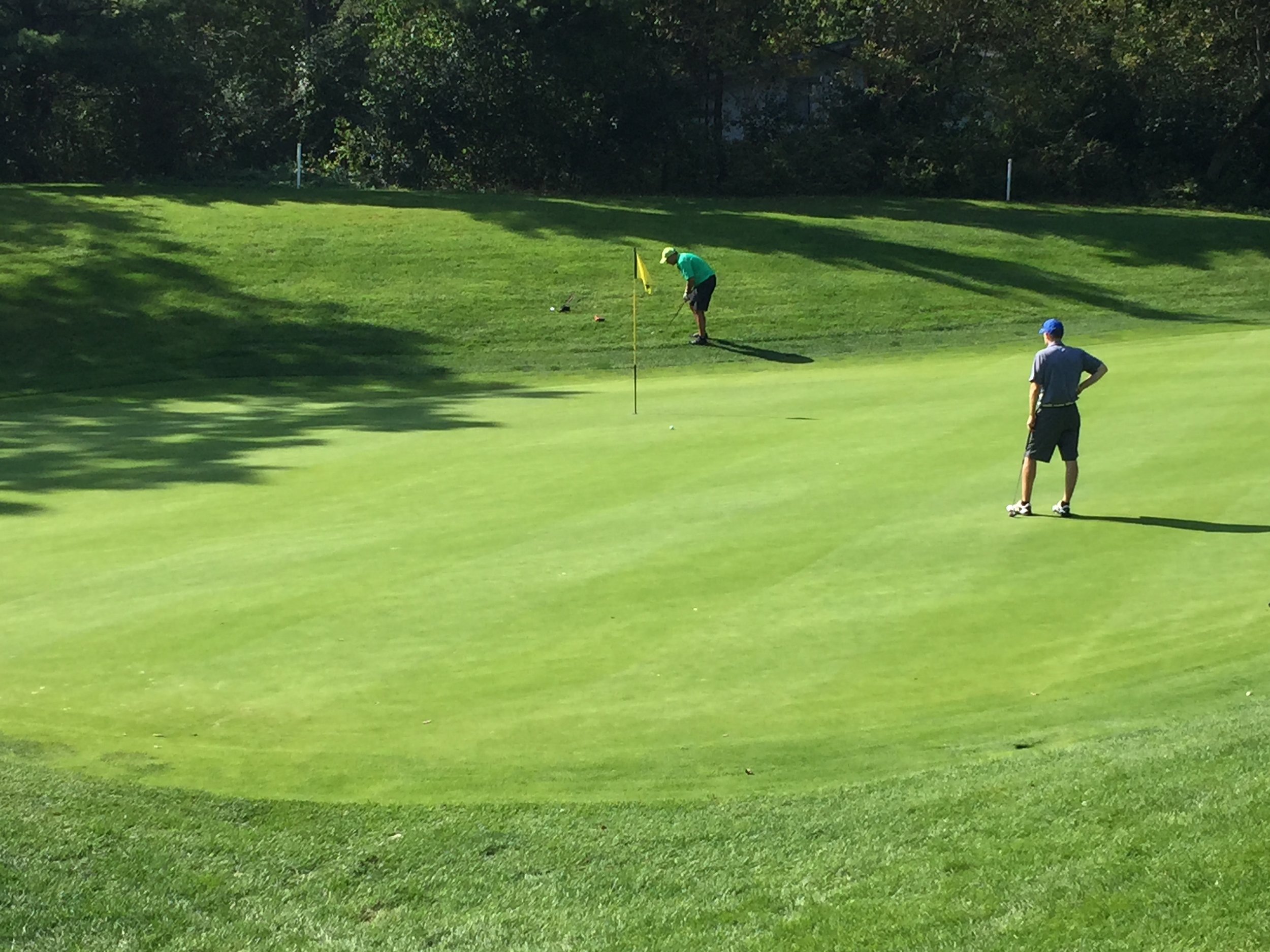  Devo Cup 2015 - Devo chipping on hole 5. 