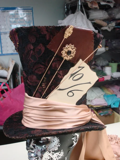  Custom Mad Hatter Hat for&nbsp;Trashy Lingerie. Collab. with Jessica Owen. 