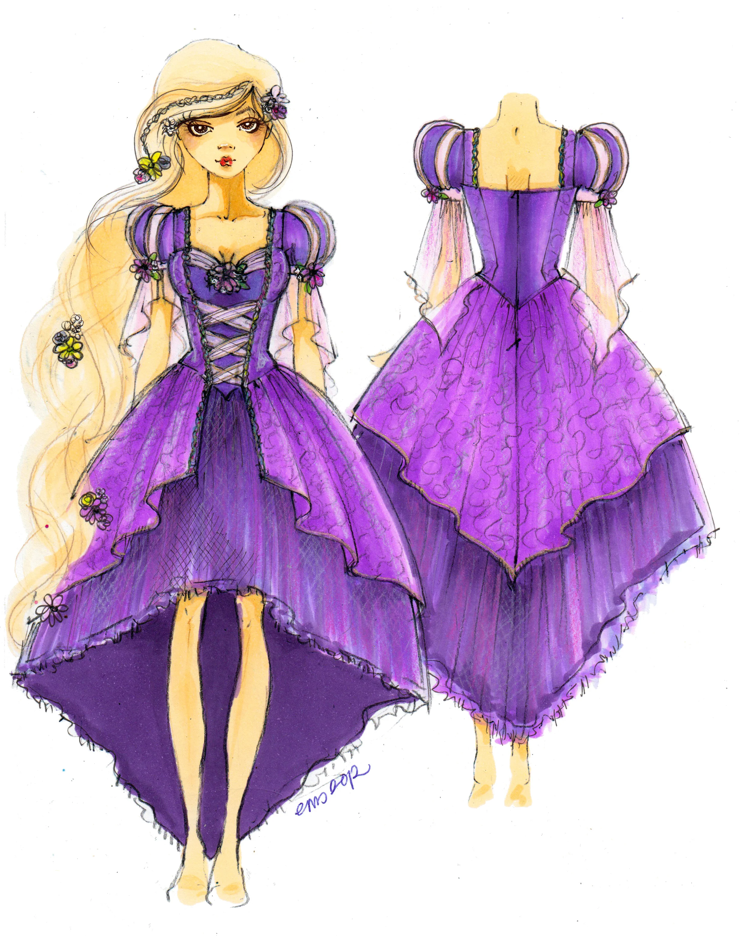 Concept Sketch: Disney by Leg Avenue