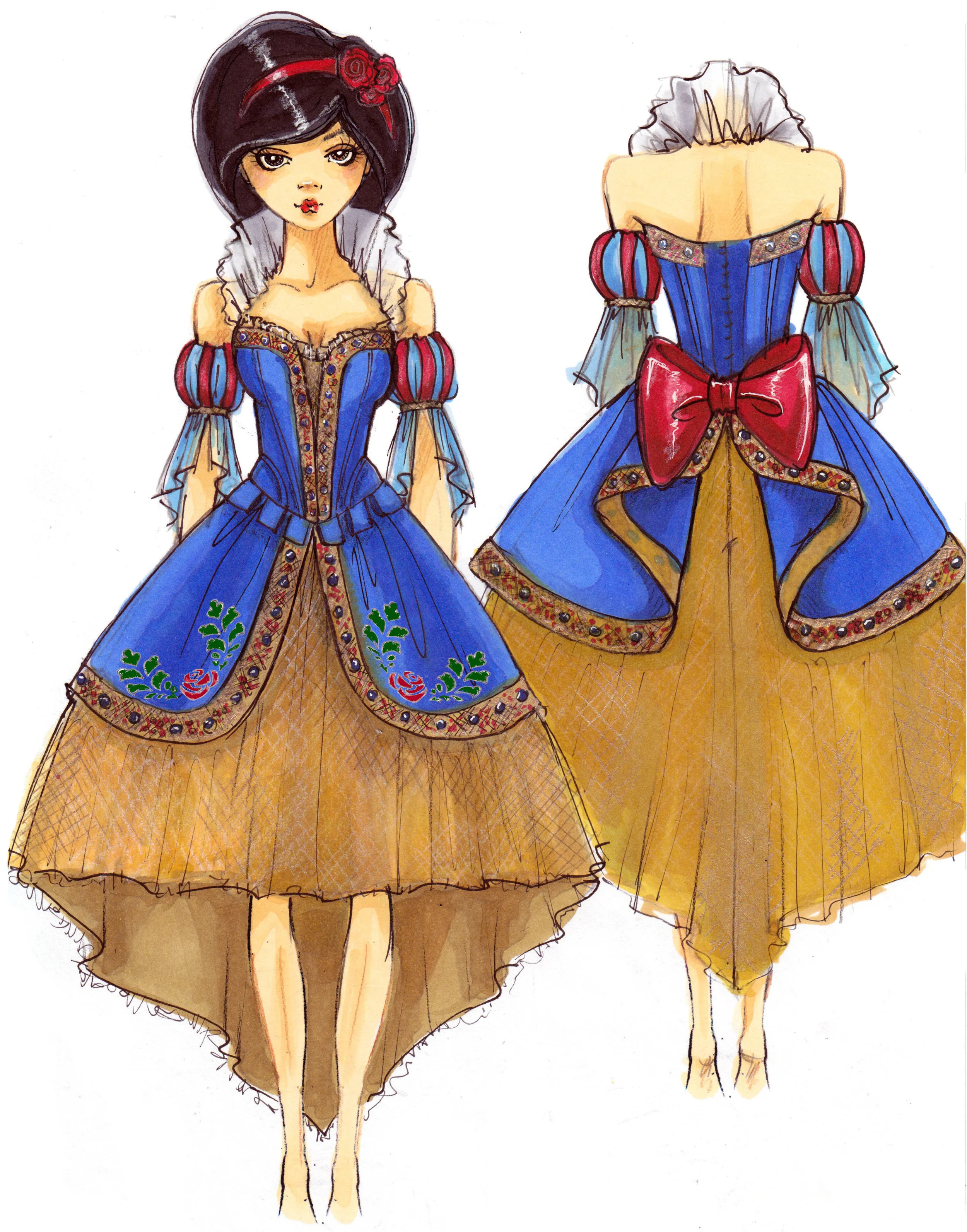 Concept Sketch: Disney by Leg Avenue
