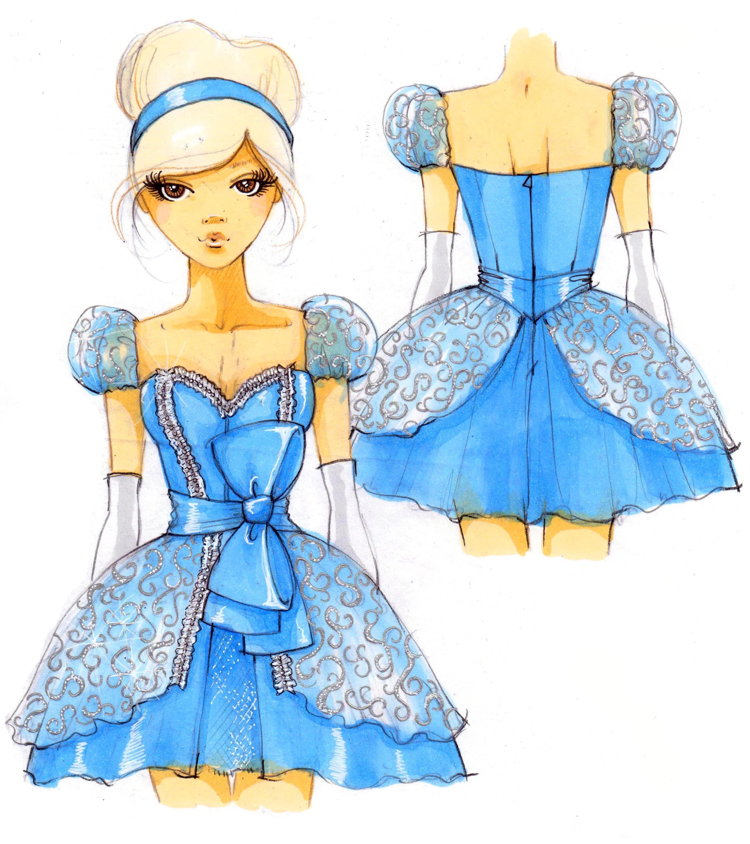 Concept Sketch: Disney by Leg Avenue
