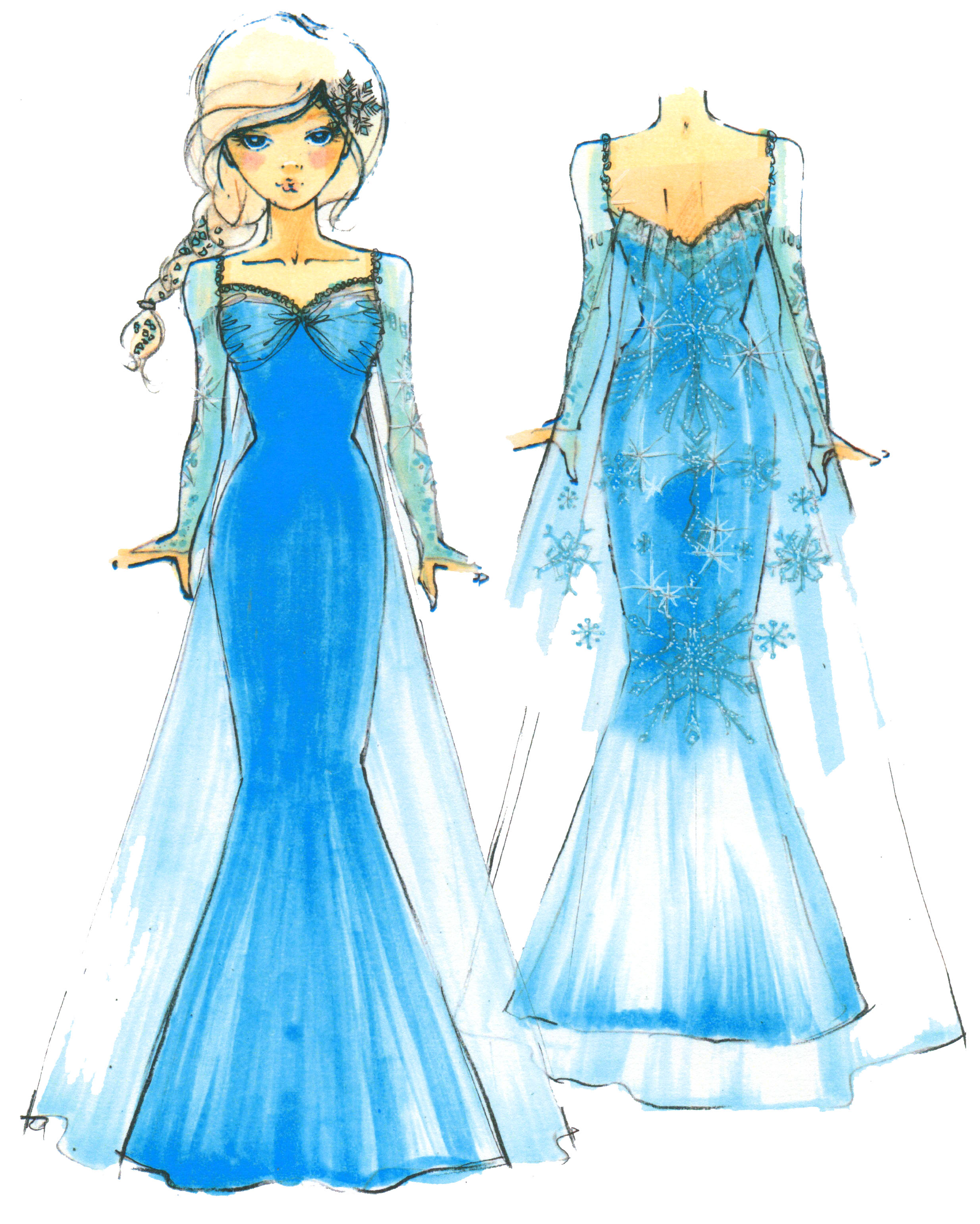 Concept Sketch: Disney by Leg Avenue
