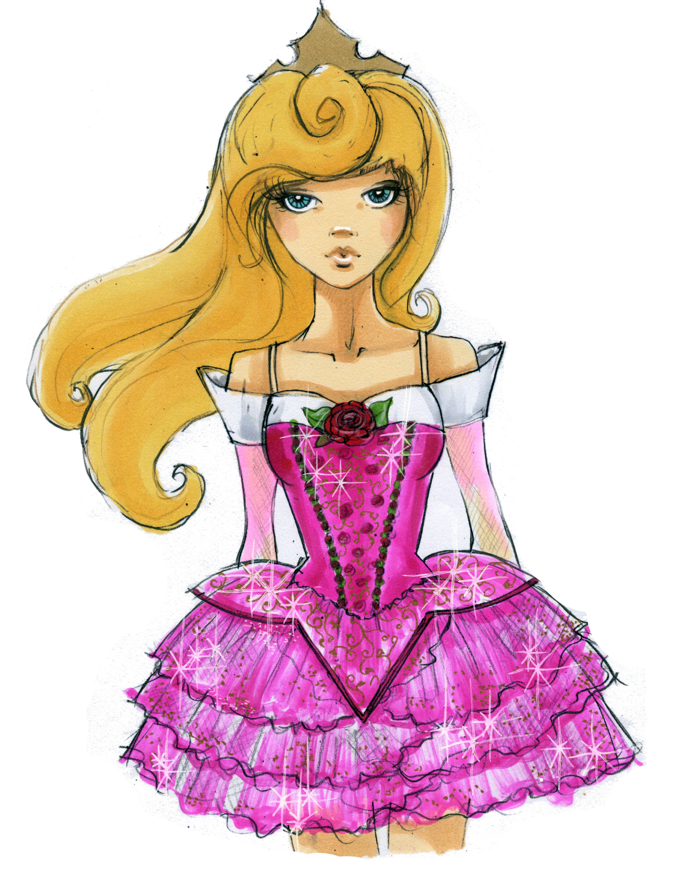 Concept Sketch: Disney by Leg Avenue