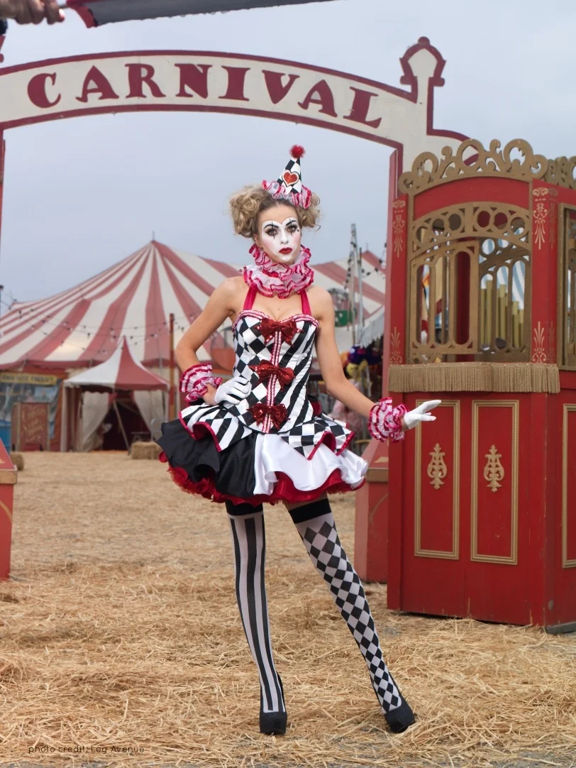 Deluxe "Harlequin Clown" Editorial for Leg Avenue