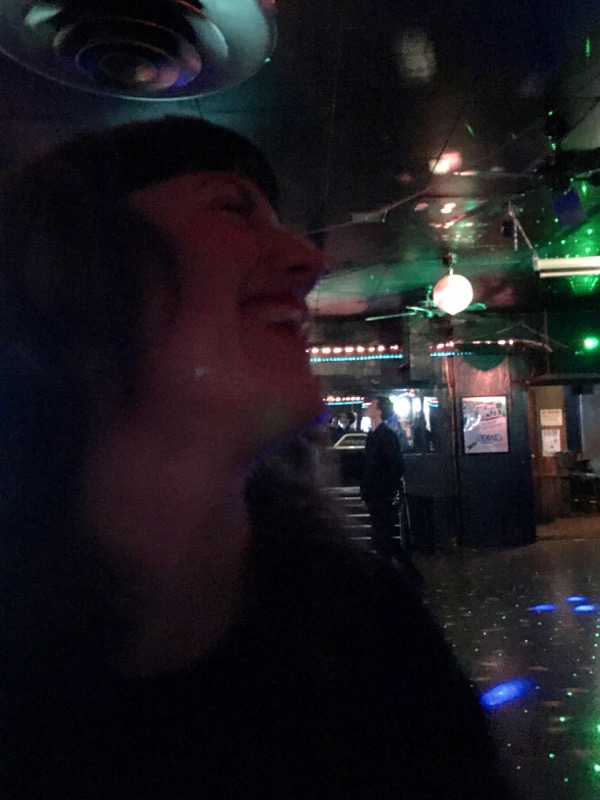 Sarah : Contemporary Hip hop, low ceilings and low lights so the feeling is safe and intimate, not 'too cool' feeling