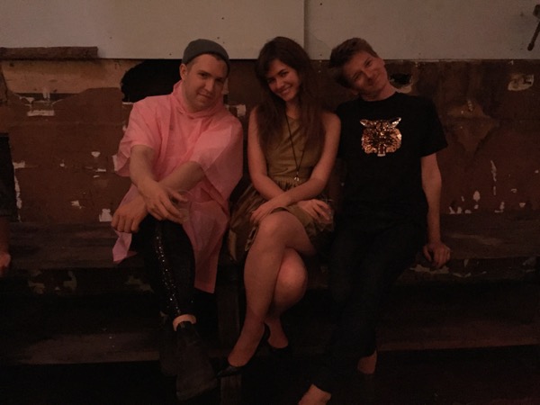(from left) Spencer, Roz, & Colin: Bass. Sweaty beats.. gotta be sweaty! Hot temperatures and hot bodies. Available, free water. Restrooms with no lines. Cocktails with cherries at the bottom. Some kind of Adele singalong moment. Singalongs in general. Bey. You should show Lemonade. Current (pop culture) relevancy, no Katy Perry- she's over.