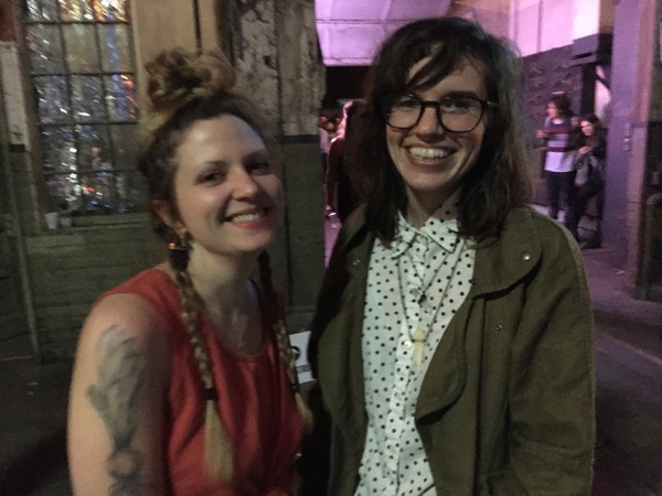 Sarah & Giuliana: People who are willing to be vulnerable with their bodies. A group agreement that no one has to be to cool. DJs that don't play for themselves but who feel the crowd. When people are expressive and their expression gives others the freedom to express. Enough space. Stop giving a fuck what other people think and just be there for yourself.