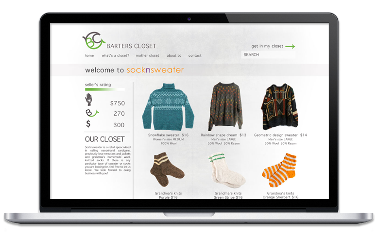 website account page