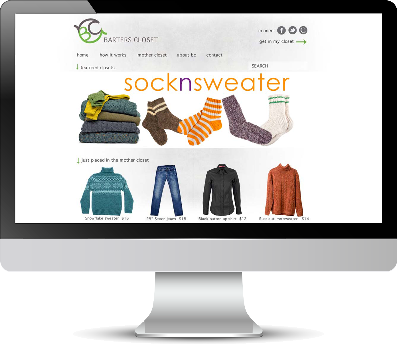 website home page