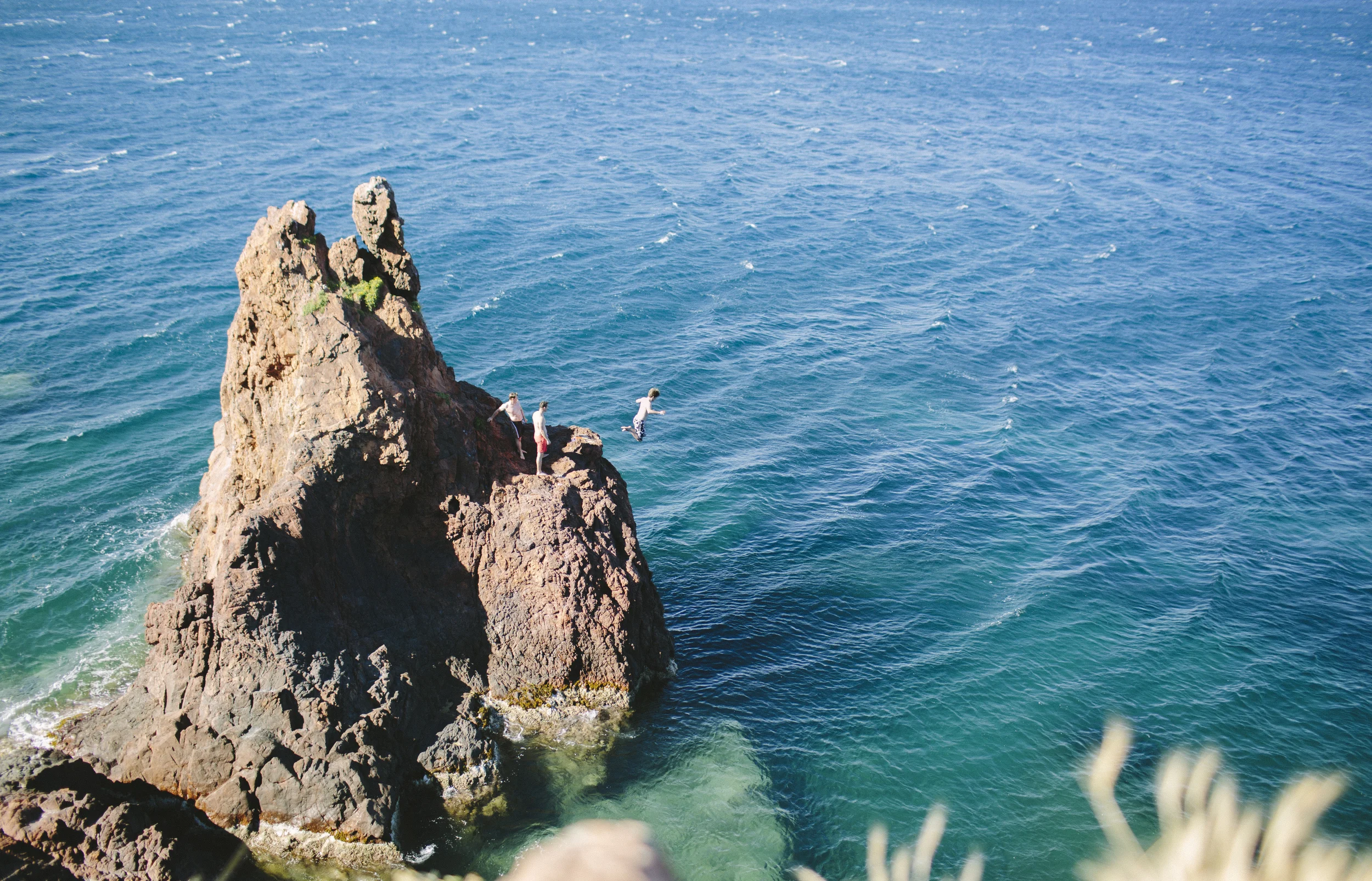 Nick cliff jumping