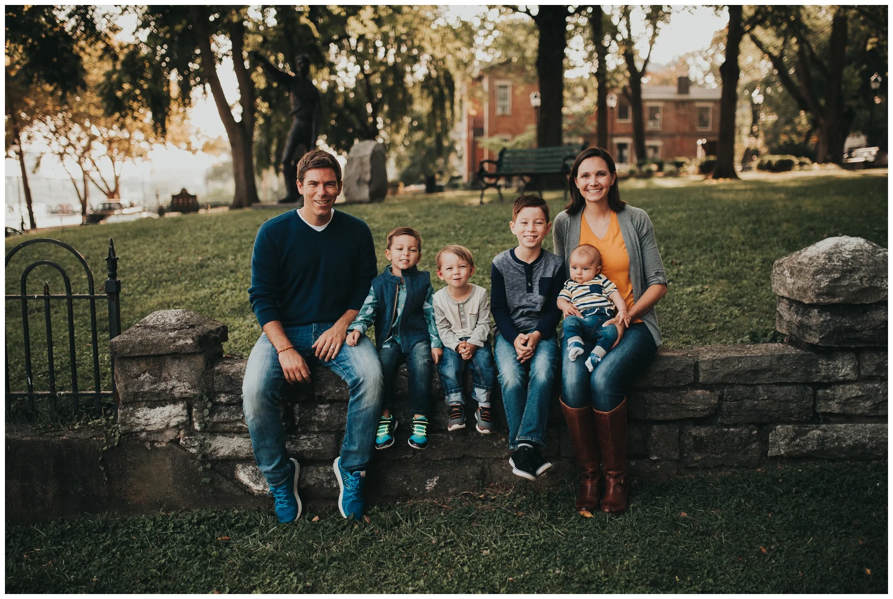 The Albano Family - George Rogers Clark Park Session