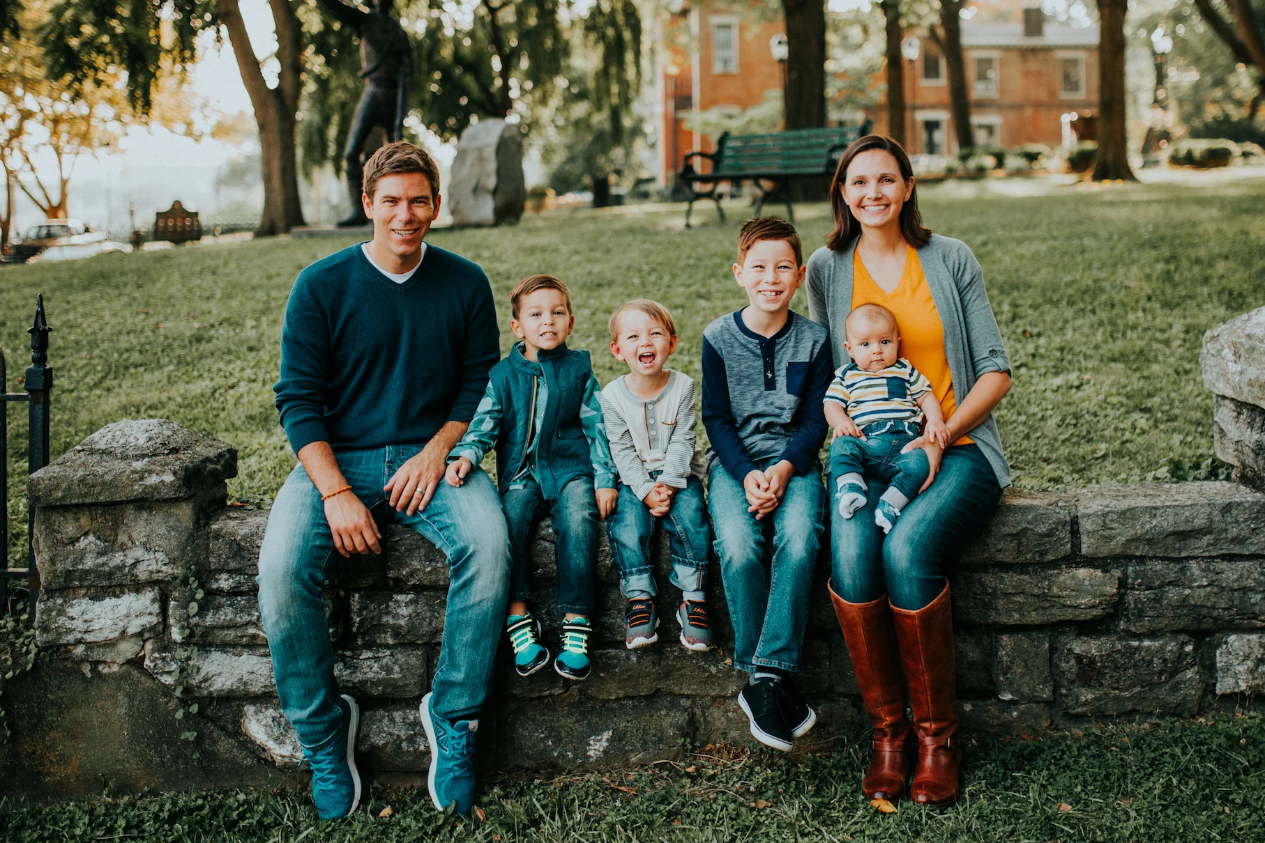 The Albano Family - George Rogers Clark Park Photo Session