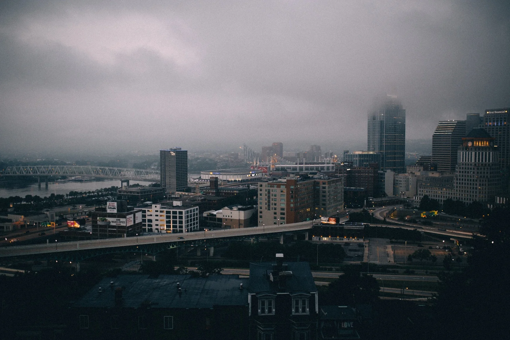 Sunrise in Mt. Adams, Cincinnati