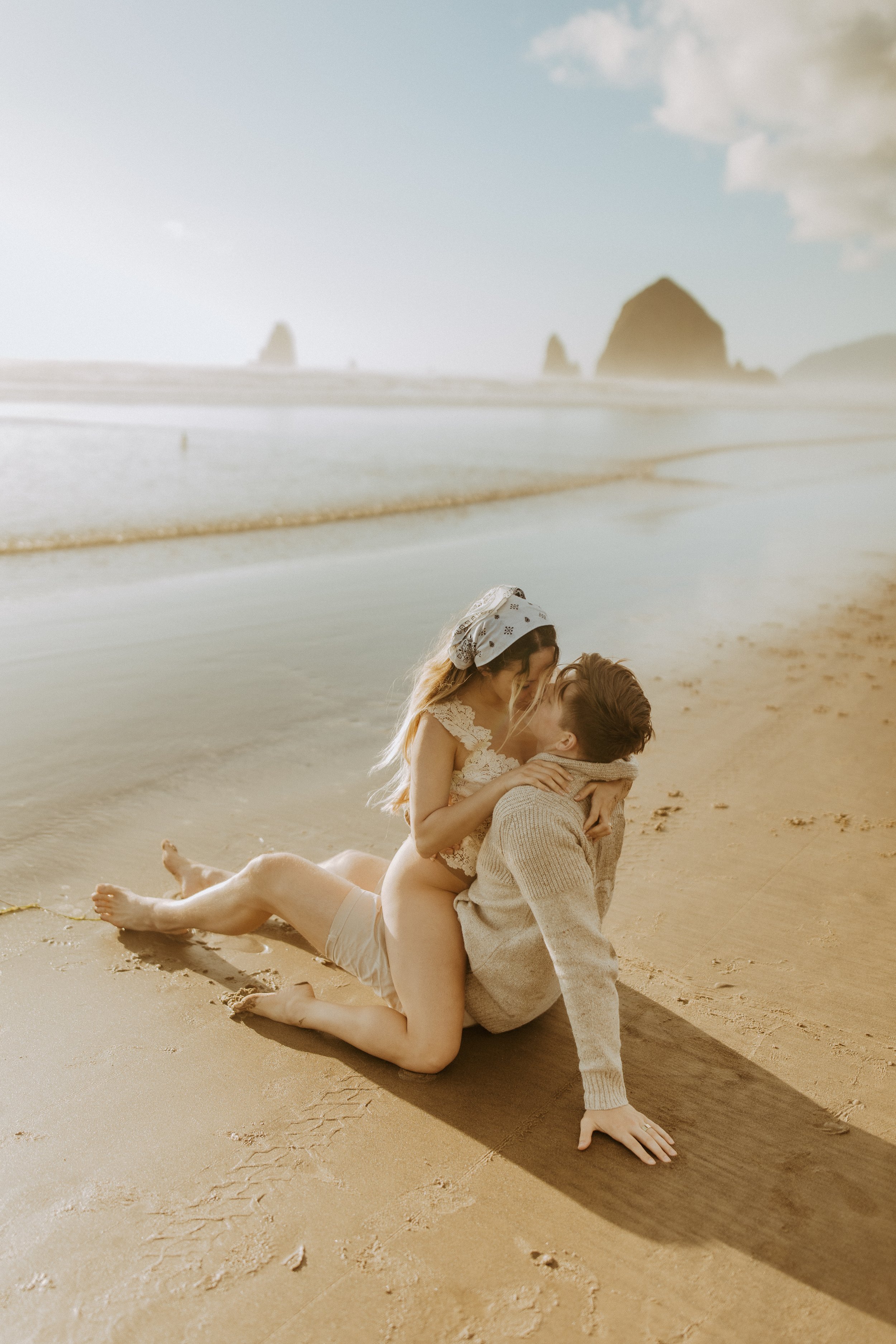linyage lace bodysuit at Cannon Beach