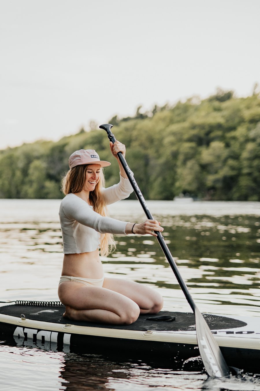 Lindsay Ulness with Atoll Paddle Board
