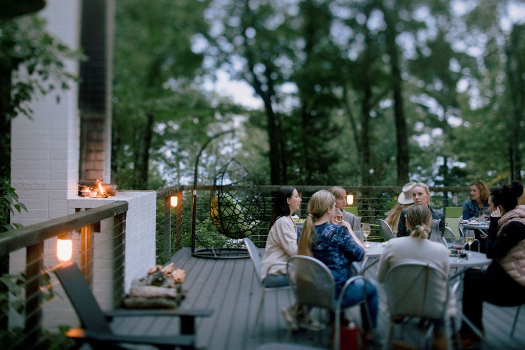 Outdoor Dining at Wild Rice Retreat