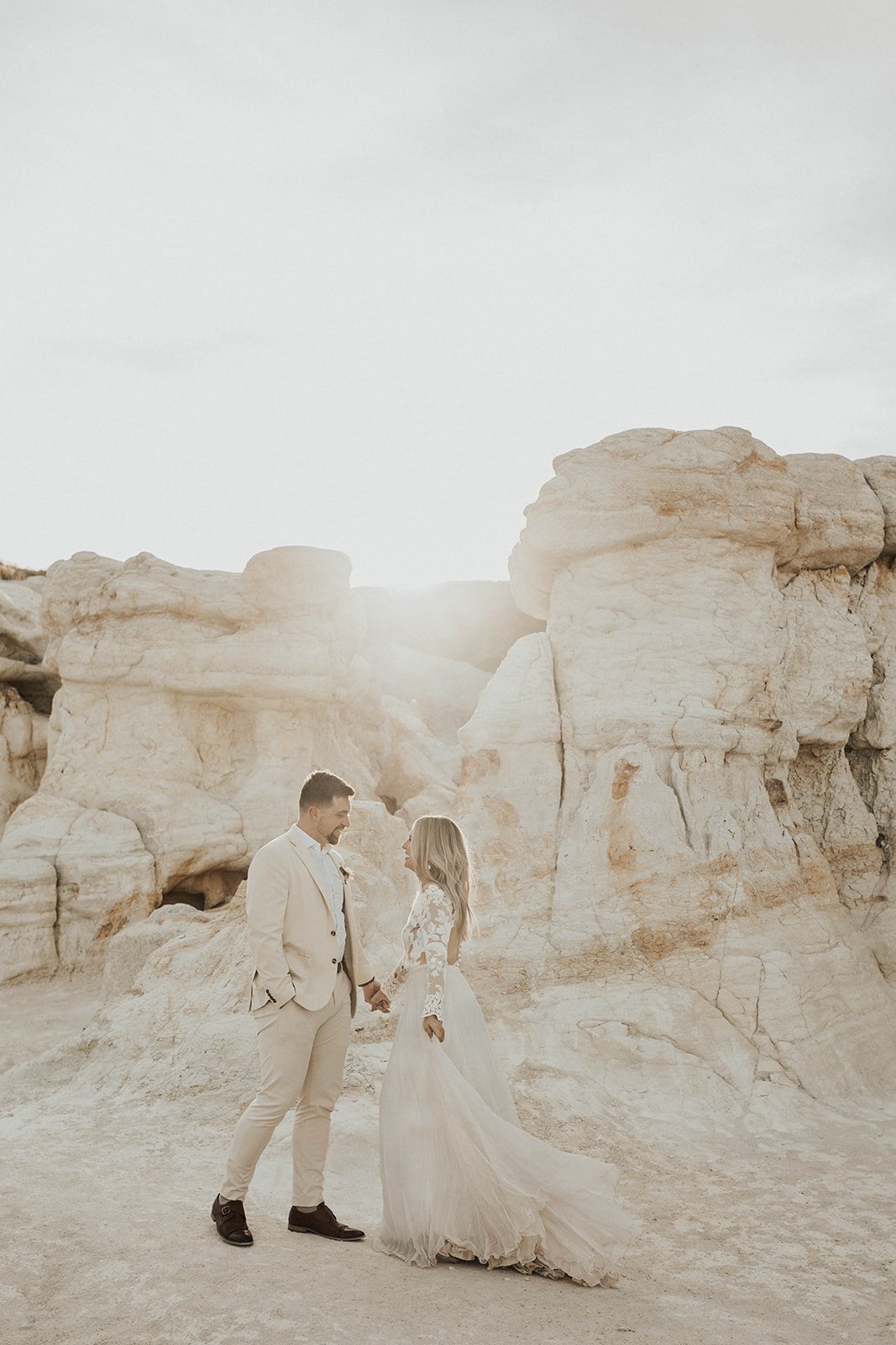 linyage bridal separates - elopement wedding dresses that are packable, hike-able &amp; comfortable for adventure brides and beyond.