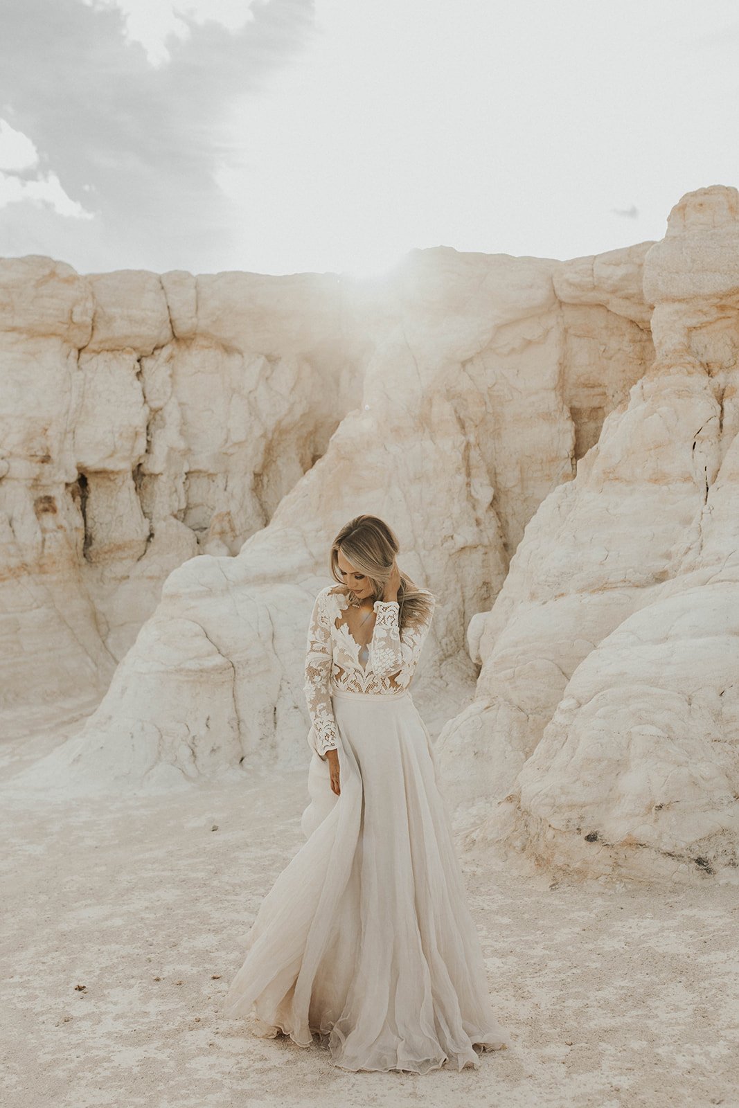 linyage bridal separates - elopement wedding dresses that are packable, hike-able &amp; comfortable for adventure brides and beyond.
