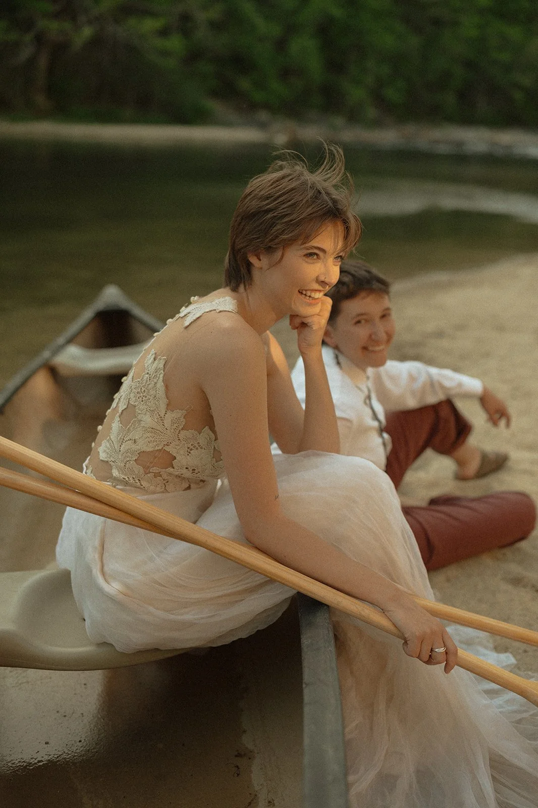 lgbtq+ outdoor elopement wedding photos