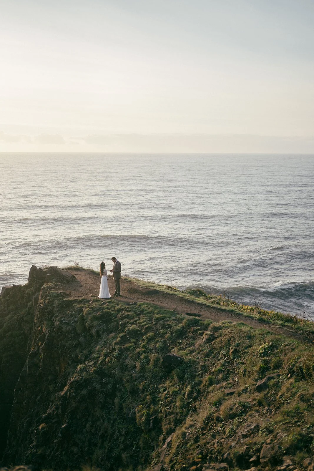 Adventure Elopement Wedding Dress by Linyage