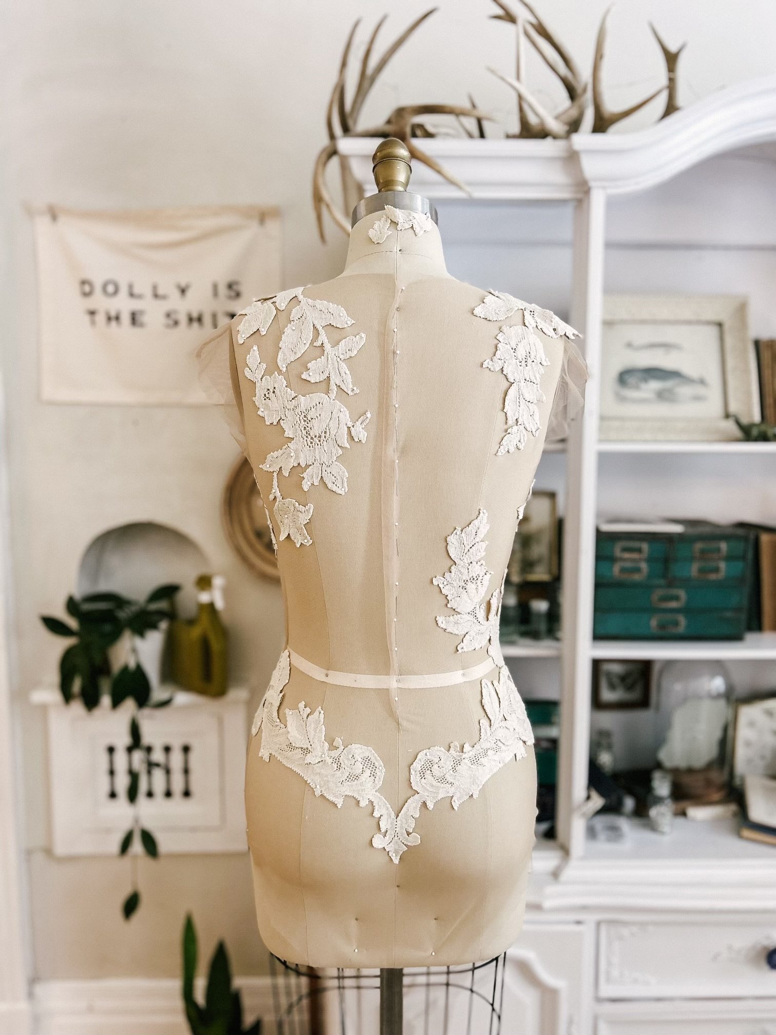 Modern elopement dress alternative by Linyage in San Francisco, styled as bridal separates. 