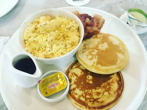 EGGS x BACON X PANCAKES