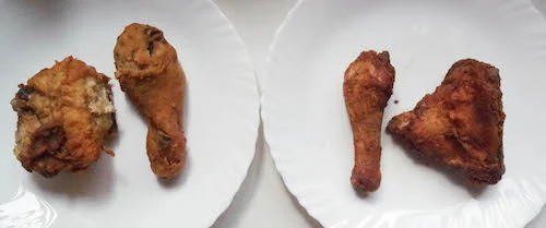 Left: KFC; Right: Chicken Republic