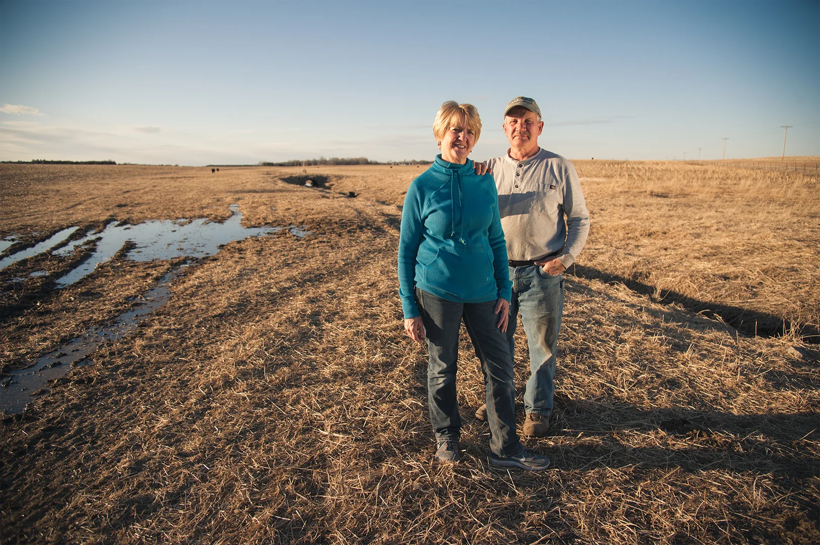  Nebraska landowners who challenged eminent domain authority against TransCanada's Keystone XL Pipeline.&nbsp;  Page, Nebraska. 2015 